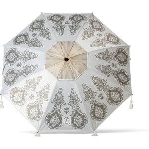 BigBuy Outdoor Beach parasol White Ø 220 cm SPF50+ Boho BigBuy Outdoor Beach parasol White Ø 220 cm SPF50+ Boho