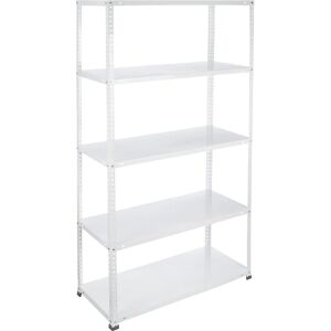 AR Shelving 180x90x40cm Prateleiras de Aço Brancas - 5 Prateleiras Ajustáveis AR Shelving 180x90x40cm Prateleiras de Aço Brancas - 5 Prateleiras Ajustáveis