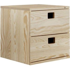 Astigarraga Dinamic 2 tiroirs Bois Clair Rangement - Mobilier Astigarraga Dinamic 2 tiroirs Bois Clair Rangement - Mobilier