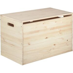 Astigarraga Coffre de rangement - Bois de pin - 80x40x50 cm Astigarraga Coffre de rangement - Bois de pin - 80x40x50 cm