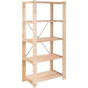 Astigarraga - EVM45799 - Regal Serie Evolution 5 - 174,5x76,5x38,5 cm - Braun Astigarraga - EVM45799 - Regal Serie Evolution 5 - 174,5x76,5x38,5 cm - Braun