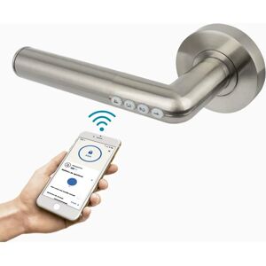 BRICOZOR SmartHandle 511 - Poignée de porte - Réversible Bluetooth & Code - Publicité BRICOZOR SmartHandle 511 - Poignée de porte - Réversible Bluetooth & Code - Publicité