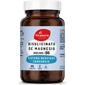 El Granero Integral Magnesium Bisglycinate with B6 60 capsules El Granero Integral Magnesium Bisglycinate with B6 60 capsules