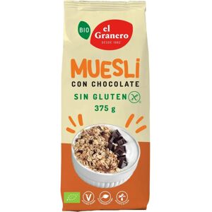 El Granero Integral Muesli au Chocolat 375 g - Sans Gluten - Publicité El Granero Integral Muesli au Chocolat 375 g - Sans Gluten - Publicité