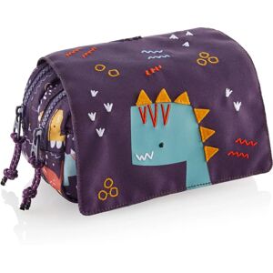 Miquelrius Mr19251 Double Fabric Dino Pencil Case Miquelrius Mr19251 Double Fabric Dino Pencil Case