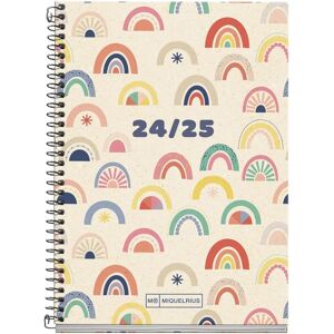 Miquelrius Rainbow Agenda 2024-25 - Tagesagenda, Recycling, Blue Angel Miquelrius Rainbow Agenda 2024-25 - Tagesagenda, Recycling, Blue Angel