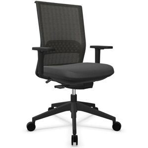 Chaise de Bureau Série 30 ACTIU - Bras ajustables, Tissu, Noir - Publicité Chaise de Bureau Série 30 ACTIU - Bras ajustables, Tissu, Noir - Publicité