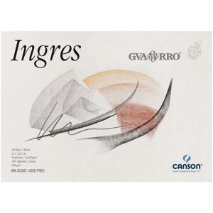 Bloque de Dibujo INGRES - 20 Hojas - 108g/m² - Con Marca de Agua - Para Técnicas Secas Bloque de Dibujo INGRES - 20 Hojas - 108g/m² - Con Marca de Agua - Para Técnicas Secas