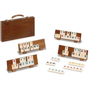 Jeu de Société Cayro Rummi Classic Plus Malette en Bois - Élégant et Portable - Publicité Jeu de Société Cayro Rummi Classic Plus Malette en Bois - Élégant et Portable - Publicité