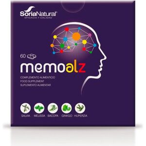 Soria Natural Memoalz - Bacopa & Huperzia - Memory Support - 60 Tablets Soria Natural Memoalz - Bacopa & Huperzia - Memory Support - 60 Tablets
