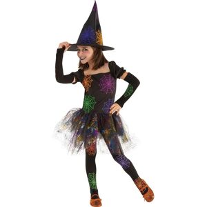 Witch Costume for Girl with Spiderwebs - Halloween Costume Witch Costume for Girl with Spiderwebs - Halloween Costume