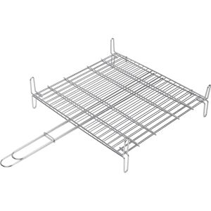Sauvic Edelstahl Doppelte Grillplatte 25x30cm - Grill Platte Sauvic Edelstahl Doppelte Grillplatte 25x30cm - Grill Platte