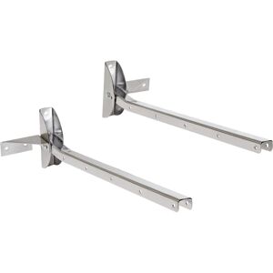 Sauvic Wall Clothesline - Folding, Silver, Space-saving - Wall Clothesline Sauvic Wall Clothesline - Folding, Silver, Space-saving - Wall Clothesline