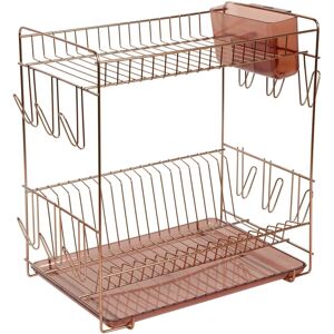 Escurridor de Platos de Acero Inoxidable Sauvic - Modelo Grande Cobre Escurridor de Platos de Acero Inoxidable Sauvic - Modelo Grande Cobre