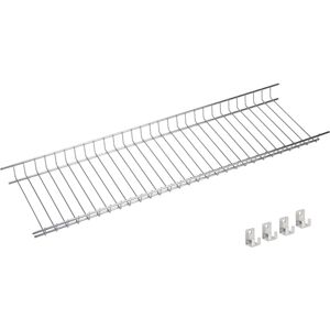 Sauvic Scaffale in acciaio inossidabile per bicchieri - Cucina Sauvic Scaffale in acciaio inossidabile per bicchieri - Cucina