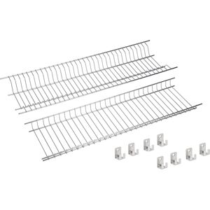 Sauvic 55 cm Rostfritt stål Diskställ - Dish Drainer Sauvic 55 cm Rostfritt stål Diskställ - Dish Drainer