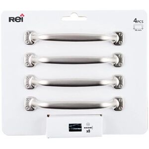 Poignée de porte argentée Rei 580 - Poignée de porte - Publicité Poignée de porte argentée Rei 580 - Poignée de porte - Publicité