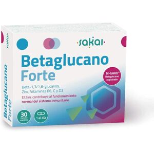 Sakai Beta glucan forte immune system - 30 vegetable capsules - Peppermint Sakai Beta glucan forte immune system - 30 vegetable capsules - Peppermint