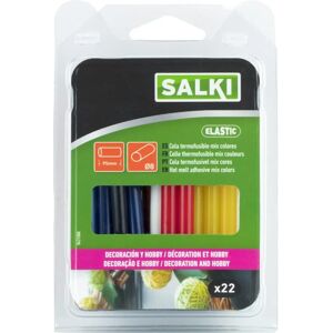 Bastoncini di colla termofusibile multicolore Salki - Ø 8 x 95 mm - 22 pezzi Bastoncini di colla termofusibile multicolore Salki - Ø 8 x 95 mm - 22 pezzi