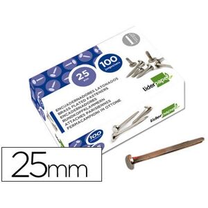 Kit de encuadernación Liderpapel FS13 - 100 unidades - Sujetadores redondos Kit de encuadernación Liderpapel FS13 - 100 unidades - Sujetadores redondos