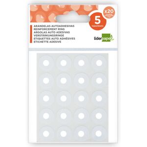 Liderpapel - AA01 - Redondo Blanco - 100 uds - Etiqueta Liderpapel - AA01 - Redondo Blanco - 100 uds - Etiqueta