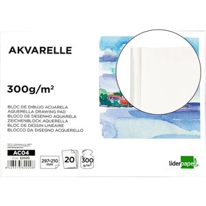 Liderpapel AC04 Caderno de esboço - 20 folhas - Branco-creme - A4 - Materiais artísticos Liderpapel AC04 Caderno de esboço - 20 folhas - Branco-creme - A4 - Materiais artísticos