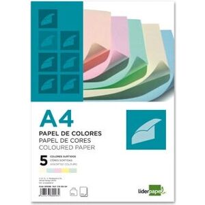 Papel artístico Liderpapel PC12 - 500 hojas A4 multicolor Papel artístico Liderpapel PC12 - 500 hojas A4 multicolor
