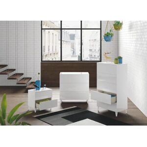 ALTRI Nashville Comodino - 2 Cassetti - Bianco ALTRI Nashville Comodino - 2 Cassetti - Bianco