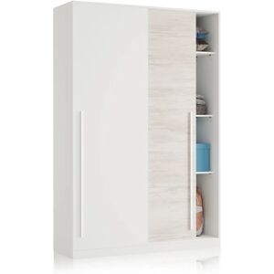 DUEHOME Armoire Coulissante Elliot 120 - Rangement Espace - Publicité DUEHOME Armoire Coulissante Elliot 120 - Rangement Espace - Publicité