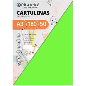 Ofituria A3 Green Cardboard - 50 Sheets Ofituria A3 Green Cardboard - 50 Sheets
