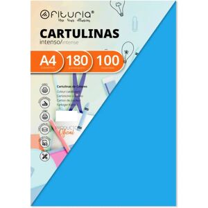 OFITURIA Turquoise Blue Cardboard - 100 Sheets A4 180g - Craft Material OFITURIA Turquoise Blue Cardboard - 100 Sheets A4 180g - Craft Material