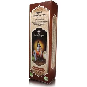 Radhe Shyam Castaño Oscuro Henna Pasta - Pasta de henna, Castaño oscuro, 200ml Radhe Shyam Castaño Oscuro Henna Pasta - Pasta de henna, Castaño oscuro, 200ml