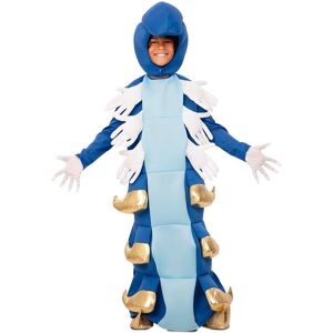 Eurocarnaval Blue and Gold Caterpillar Costume for Boys Eurocarnaval Blue and Gold Caterpillar Costume for Boys