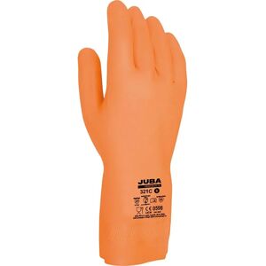 Gants de travail orange JUBA - Résistants aux produits chimiques - Publicité Gants de travail orange JUBA - Résistants aux produits chimiques - Publicité