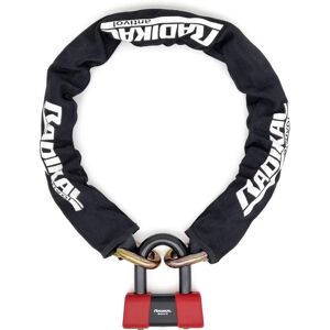 Chaîne en Acier Trempé Radikal avec Cadenas - 120cm - Sécurité Moto - Publicité Chaîne en Acier Trempé Radikal avec Cadenas - 120cm - Sécurité Moto - Publicité