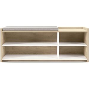 Consola de entrada Herdasa - Madera de haya, Blanco, Grafito Consola de entrada Herdasa - Madera de haya, Blanco, Grafito