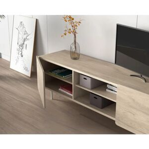 Herdasa Mueble TV - Roble - Colección Biscuit - Mueble TV Herdasa Mueble TV - Roble - Colección Biscuit - Mueble TV