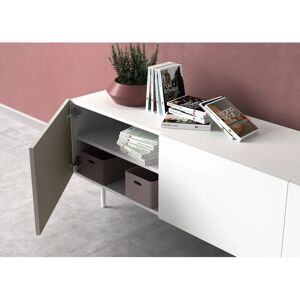 Mueble de TV Herdasa - Colección Printed - Blanco-Arena - 3 puertas Mueble de TV Herdasa - Colección Printed - Blanco-Arena - 3 puertas