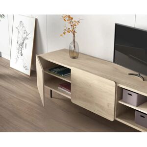 Herdasa Mueble de TV - Colección Biscuit - 2 puertas y estantes Herdasa Mueble de TV - Colección Biscuit - 2 puertas y estantes
