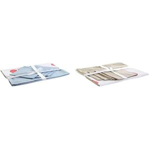 DKD Home Decor Beige Blau Tafelkleed en Servetten - Tafelkleed en servetten DKD Home Decor Beige Blau Tafelkleed en Servetten - Tafelkleed en servetten