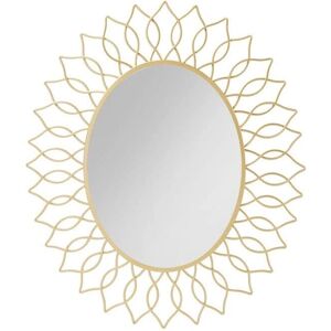 DKD Home Decor Golden Metal Wall Mirror - Wall mirror DKD Home Decor Golden Metal Wall Mirror - Wall mirror