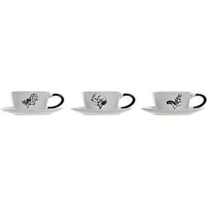 DKD Home Decor Metal Coffee Cup Set - 180ml - 6 Pcs DKD Home Decor Metal Coffee Cup Set - 180ml - 6 Pcs
