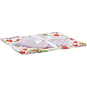 DKD Home Decor Juego de Algodón Tropical - Mantel y Servilletas DKD Home Decor Juego de Algodón Tropical - Mantel y Servilletas