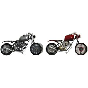 DKD Home Decor Motorcycle Table Clock - Vintage Iron 44x13.5x23cm DKD Home Decor Motorcycle Table Clock - Vintage Iron 44x13.5x23cm