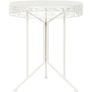DKD Home Decor Witte Metaal Bijzettafel - Bijzettafel DKD Home Decor Witte Metaal Bijzettafel - Bijzettafel