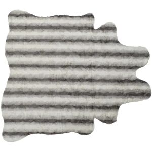 Fijalo Meti - 160x150cm Grey White Polyester Carpet Fijalo Meti - 160x150cm Grey White Polyester Carpet