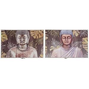 DKD Home Decor Key cupboard - Black Golden - 2 pcs DKD Home Decor Key cupboard - Black Golden - 2 pcs