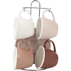 Dkd Home Decor Beige Bruin Bone China Koffiekopjes-Set - Koffiesoort Dkd Home Decor Beige Bruin Bone China Koffiekopjes-Set - Koffiesoort