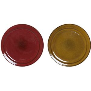 DKD Home Decor Gres Onderzetters - 2 Stuks DKD Home Decor Gres Onderzetters - 2 Stuks
