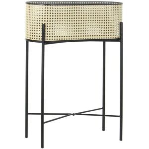 DKD Home Decor Plant Pot - Modern Metal Black Cream 50x20x67 cm DKD Home Decor Plant Pot - Modern Metal Black Cream 50x20x67 cm